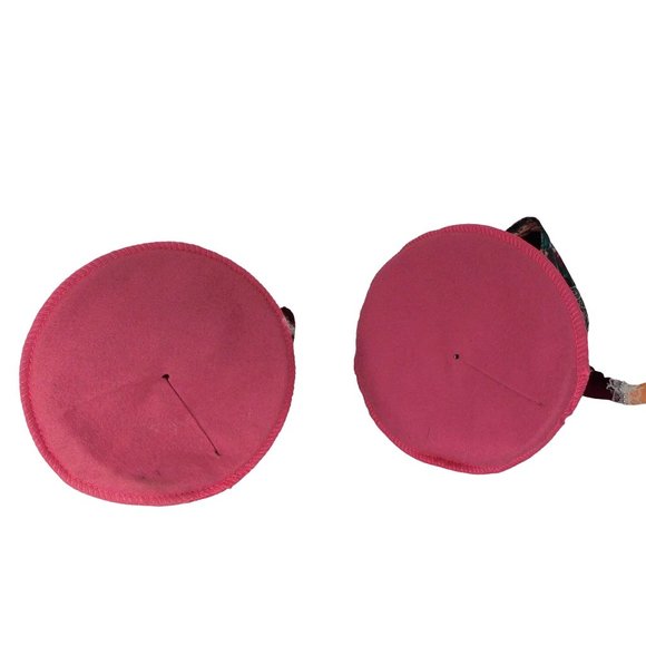 Vintage Annalee Victorian Mr and Mrs Santa Claus Burgundy Velvet 1993 - Picture 9 of 9